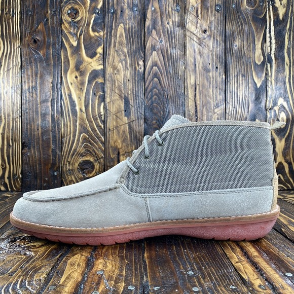 Timberland EK Front Country Men Boots 5211R Travel Beige Leather Size 13 M - Picture 4 of 11